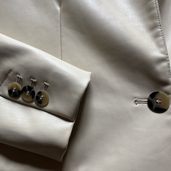 Zara PU Leather Blazer - Picture 6 of 8